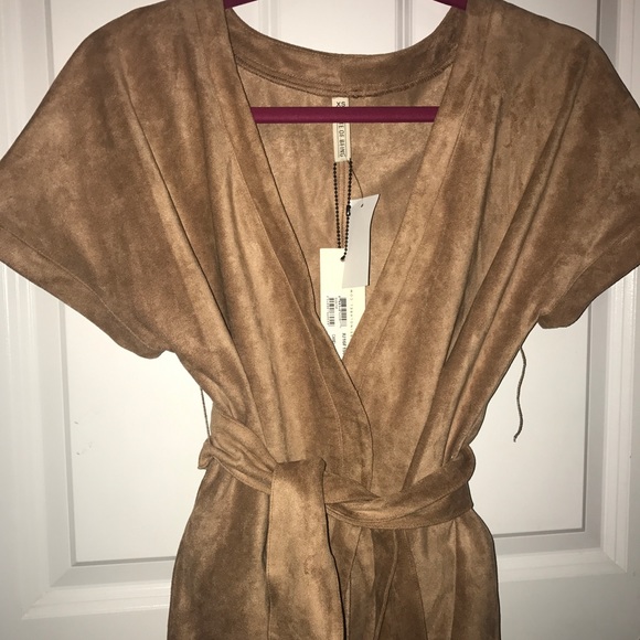 State of Being Suede Wrap Jacket - Picture 3 of 4